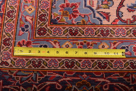 Kashan Red Hand Knotted 74 X 120 Area Rug 100-75868 Image 10