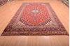 Kashan Red Hand Knotted 74 X 120  Area Rug 100-75868 Thumb 12