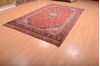 Kashan Red Hand Knotted 74 X 120  Area Rug 100-75868 Thumb 13