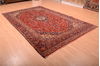Kashan Red Hand Knotted 74 X 120  Area Rug 100-75868 Thumb 1