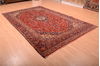Kashan Red Hand Knotted 74 X 120 Area Rug 100-75868 Thumb 1