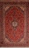 Kashan Red Hand Knotted 74 X 120 Area Rug 100-75868 Thumb 0