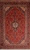 Kashan Red Hand Knotted 74 X 120  Area Rug 100-75868 Thumb 0