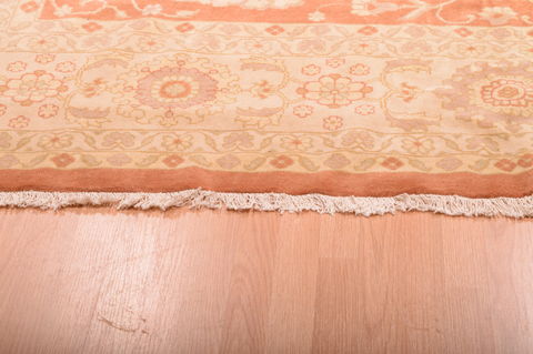 Moshk Abad Beige Hand Knotted 95 X 128 Area Rug 100-75890 Image 10