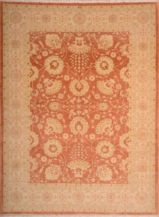 Moshk Abad Beige Hand Knotted 95 X 128 Area Rug 100-75890 Image 0