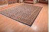 Kerman Blue Hand Knotted 99 X 140  Area Rug 100-75891 Thumb 13