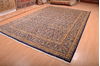 Kerman Blue Hand Knotted 99 X 140  Area Rug 100-75891 Thumb 14
