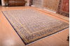 Kerman Blue Hand Knotted 99 X 140  Area Rug 100-75891 Thumb 1