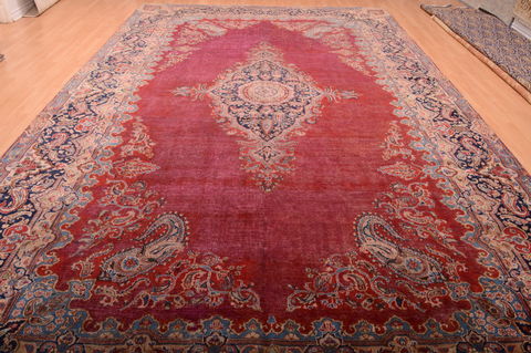 Kerman Red Hand Knotted 911 X 164 Area Rug 100-75892 Image 11