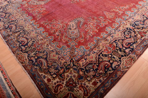 Kerman Red Hand Knotted 911 X 164 Area Rug 100-75892 Image 15