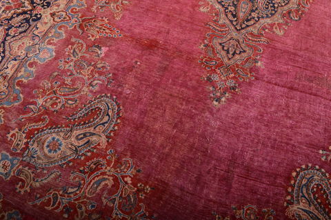 Kerman Red Hand Knotted 911 X 164 Area Rug 100-75892 Image 2
