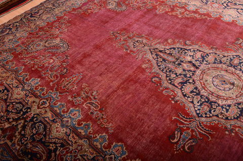 Kerman Red Hand Knotted 911 X 164 Area Rug 100-75892 Image 3