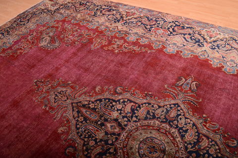 Kerman Red Hand Knotted 911 X 164 Area Rug 100-75892 Image 4