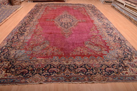 Kerman Red Hand Knotted 911 X 164 Area Rug 100-75892 Image 5