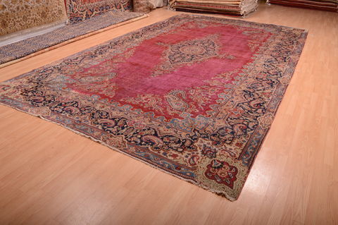 Kerman Red Hand Knotted 911 X 164 Area Rug 100-75892 Image 6