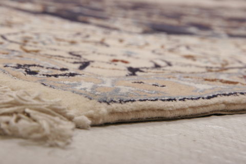 Nain Multicolor Hand Knotted 79 X 108 Area Rug 155-75906 Image 3
