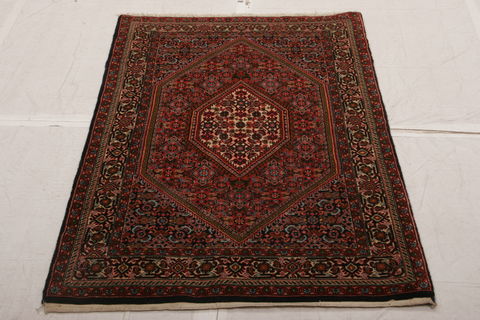 Bidjar Multicolor Hand Knotted 210 X 48  Area Rug 155-75916 Image 7
