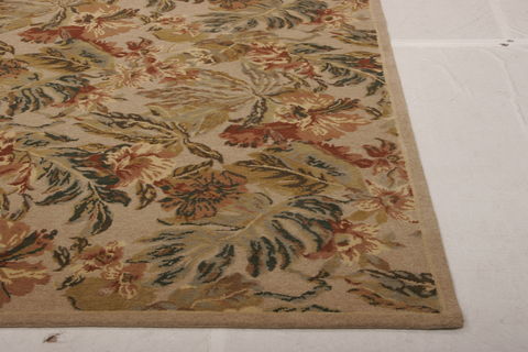 Nepal Multicolor Hand Woven 84 X 103 Area Rug 155-75941 Image 2
