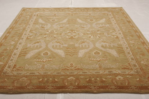 Nepal Multicolor Hand Woven 80 X 100 Area Rug 155-75954 Image 1