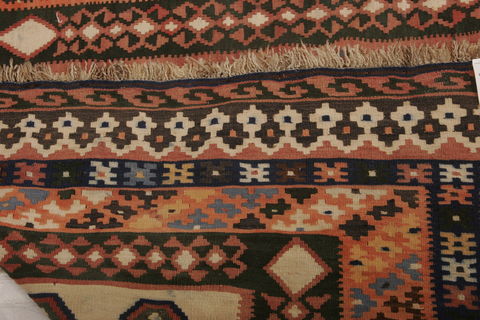 Kilim Multicolor Runner Hand Woven 50 X 122 Area Rug 155-75962 Image 6