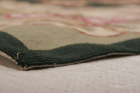 Aubusson Multicolor Hand Woven 90 X 120  Area Rug 155-75964 Image 4