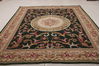 Aubusson Multicolor Hand Woven 90 X 120  Area Rug 155-75964 Thumb 1