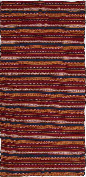 Kilim Multicolor Runner Hand Woven 55 X 120 Area Rug 155-75966 Image 0