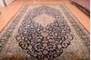 Kashan Blue Hand Knotted 98 X 175  Area Rug 100-75971 Thumb 11