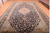 Kashan Blue Hand Knotted 98 X 175 Area Rug 100-75971 Thumb 11