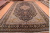 Kashan Blue Hand Knotted 98 X 175  Area Rug 100-75971 Thumb 1