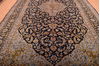 Kashan Blue Hand Knotted 98 X 175  Area Rug 100-75971 Thumb 8