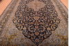 Kashan Blue Hand Knotted 98 X 175 Area Rug 100-75971 Thumb 8