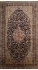 Kashan Blue Hand Knotted 98 X 175 Area Rug 100-75971 Thumb 0