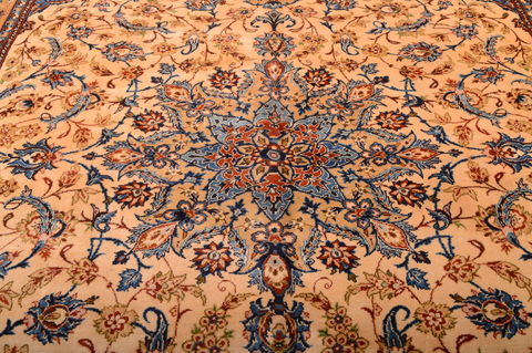 Najaf-abad Beige Hand Knotted 910 X 156 Area Rug 100-75974 Image 16