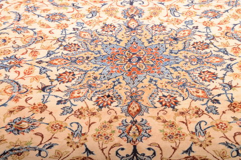 Najaf-abad Beige Hand Knotted 910 X 156 Area Rug 100-75974 Image 18