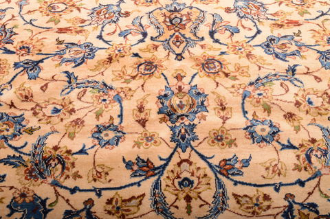 Najaf-abad Beige Hand Knotted 910 X 156 Area Rug 100-75974 Image 19