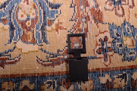 Najaf-abad Beige Hand Knotted 910 X 156 Area Rug 100-75974 Image 1