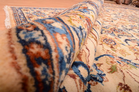 Najaf-abad Beige Hand Knotted 910 X 156 Area Rug 100-75974 Image 20