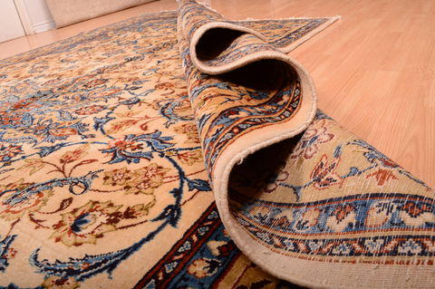 Najaf-abad Beige Hand Knotted 910 X 156 Area Rug 100-75974 Image 6