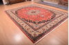 Yazd Red Hand Knotted 99 X 128 Area Rug 100-75976 Thumb 10