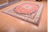 Yazd Red Hand Knotted 99 X 128 Area Rug 100-75976 Thumb 2