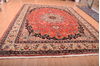 Yazd Red Hand Knotted 99 X 128 Area Rug 100-75976 Thumb 4