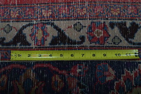 Mashad Red Hand Knotted 910 X 123 Area Rug 100-75977 Image 9