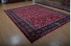 Mashad Red Hand Knotted 910 X 123 Area Rug 100-75977 Thumb 2