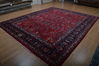 Mashad Red Hand Knotted 910 X 123 Area Rug 100-75977 Thumb 3
