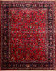 Mashad Red Hand Knotted 910 X 123  Area Rug 100-75977 Thumb 0