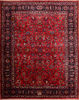 Mashad Red Hand Knotted 910 X 123 Area Rug 100-75977 Thumb 0