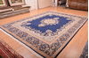 Kerman Blue Hand Knotted 910 X 137  Area Rug 100-75980 Thumb 12