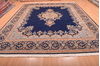 Kerman Blue Hand Knotted 910 X 137  Area Rug 100-75980 Thumb 5