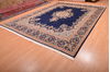 Kerman Blue Hand Knotted 910 X 137  Area Rug 100-75980 Thumb 6